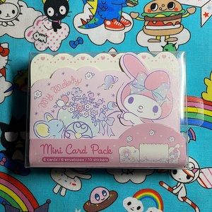 My Melody mini cards pack